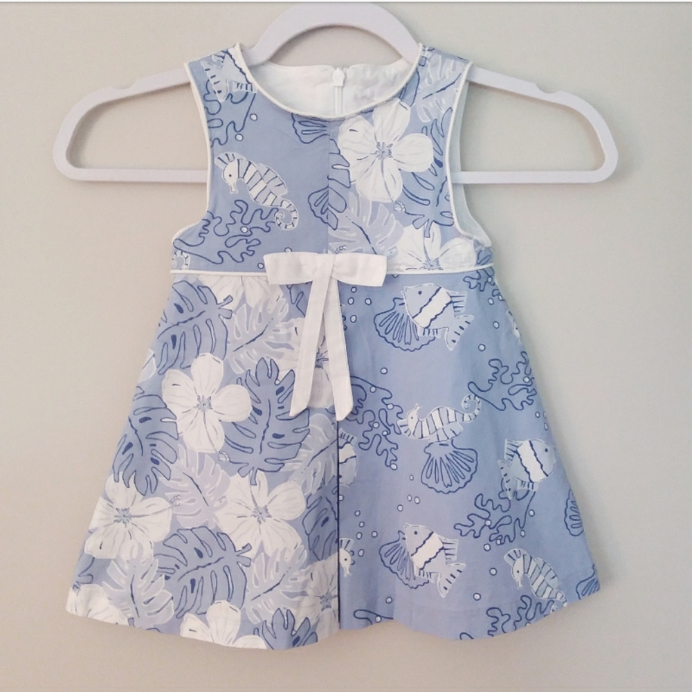 Three Hearts Lavender/White Sea Horse Dress